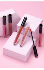 Niceface New Quality Lip Glaze Velvet Matte Lip Glaze Set Matte Non-stick Cup Holder Liquid Lipstick